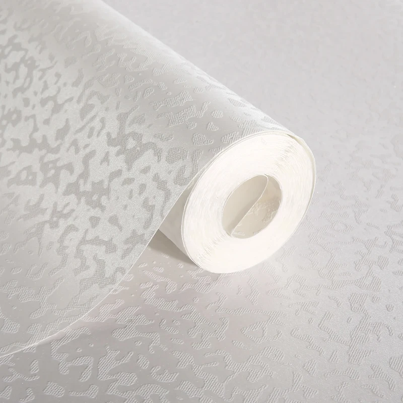 Simple Luxury Modern Solid Wallpaper For Walls 3D Bedroom Living Room Sofa TV Background White Beige Solid Wall paper Rolls