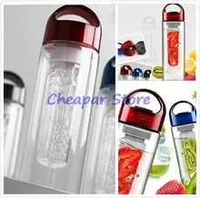 Mejor 700 mL Unbreakable Sport a prueba de Fugas Portátil de Viaje de Frutas Hervidor Botella de Agua Ciclismo Camping Taza de Bebida Botella 3 colores