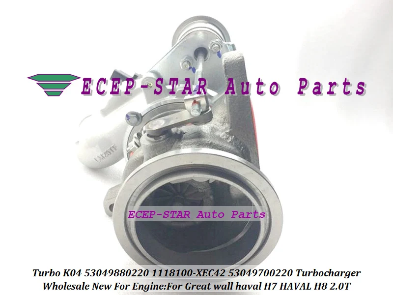 Turbo K04 53049880220 1118100-XEC42 53049700220 1118100XEC42 Original Quality Turbocharger For Great wall haval H7 HAVAL H8 2.0T (5)