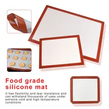 1 шт., антипригарный коврик для раскатки теста, пищевой силиконовый коврик для выпечки, коврик для выпечки, лист, инструменты для выпечки, для торта, печенья, коврик для теста