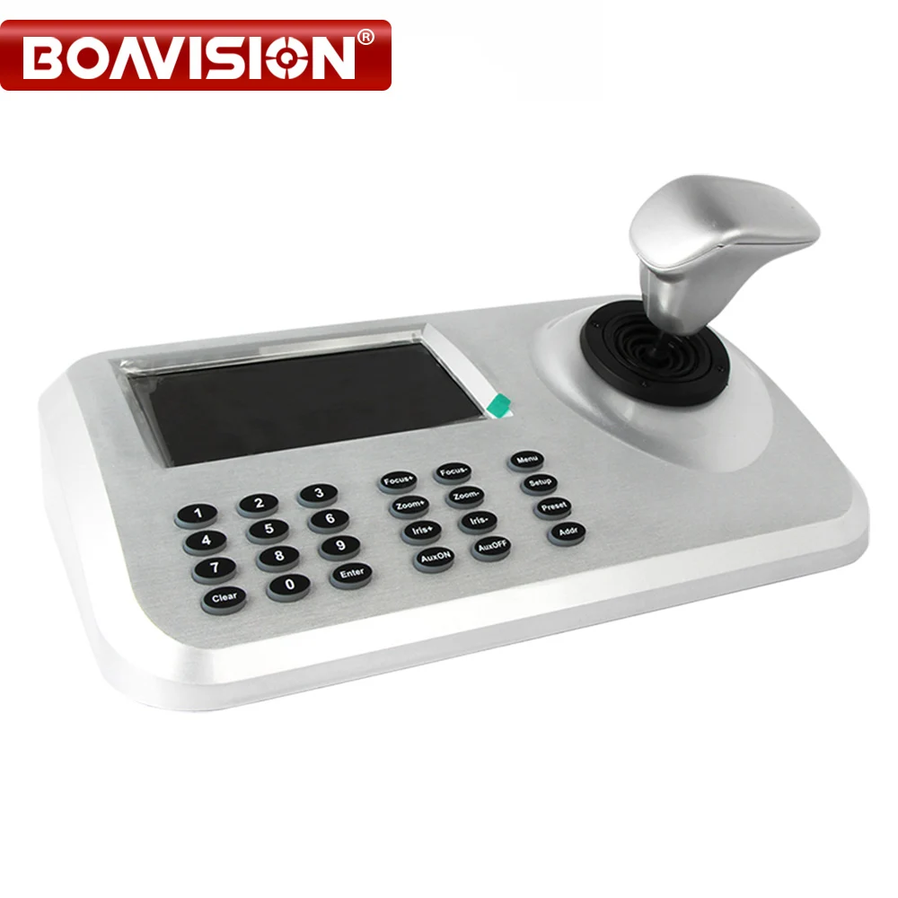 

5 Inch LCD ONVIF IP PTZ Keyboard Control IP High Speed Dome Camera 3D Joystick HD LCD Display Network PTZ Keyboard Controller
