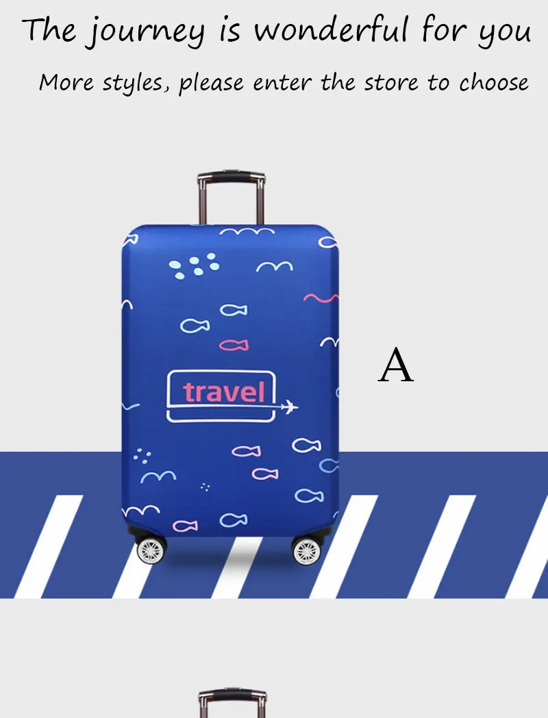 HMUNII чемодан для путешествий Чехол для багажа эластичный пылезащитный чехол для тележки удобные и высококачественные модные аксессуары для путешествий