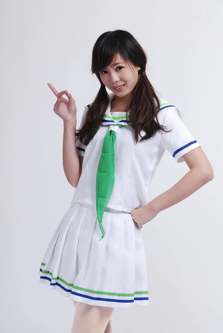 

Anime Kuroko no Basuke Kuroko's Basketball SEIRIN High School Aida Riko White Cosplay Uniform Dress Women's Halloween Costumes