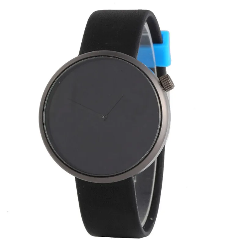 New Listing Men's watches are fashionable Bright Color Belt Clock Leather band Men's Quartz Business Watch Relojes Masculino M22 (6)