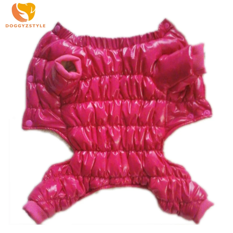 

DOGGYZSTYLE Dog Winter Warm Jumpsuit Coat Pet Dog Clothes Coral Fleece Puppy Jumpsuit Coat Comtable Winter Clothing