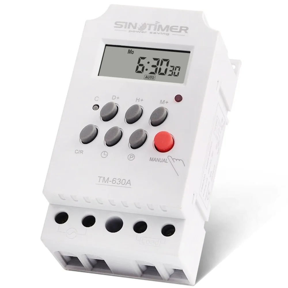 SINOTIMER 12V 30A Weekly 7 дней программируемый цифровой реле времени таймер управление для