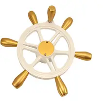 6-спицевый нержавеющей лодки рулевое колесо 3/" Вал крепление