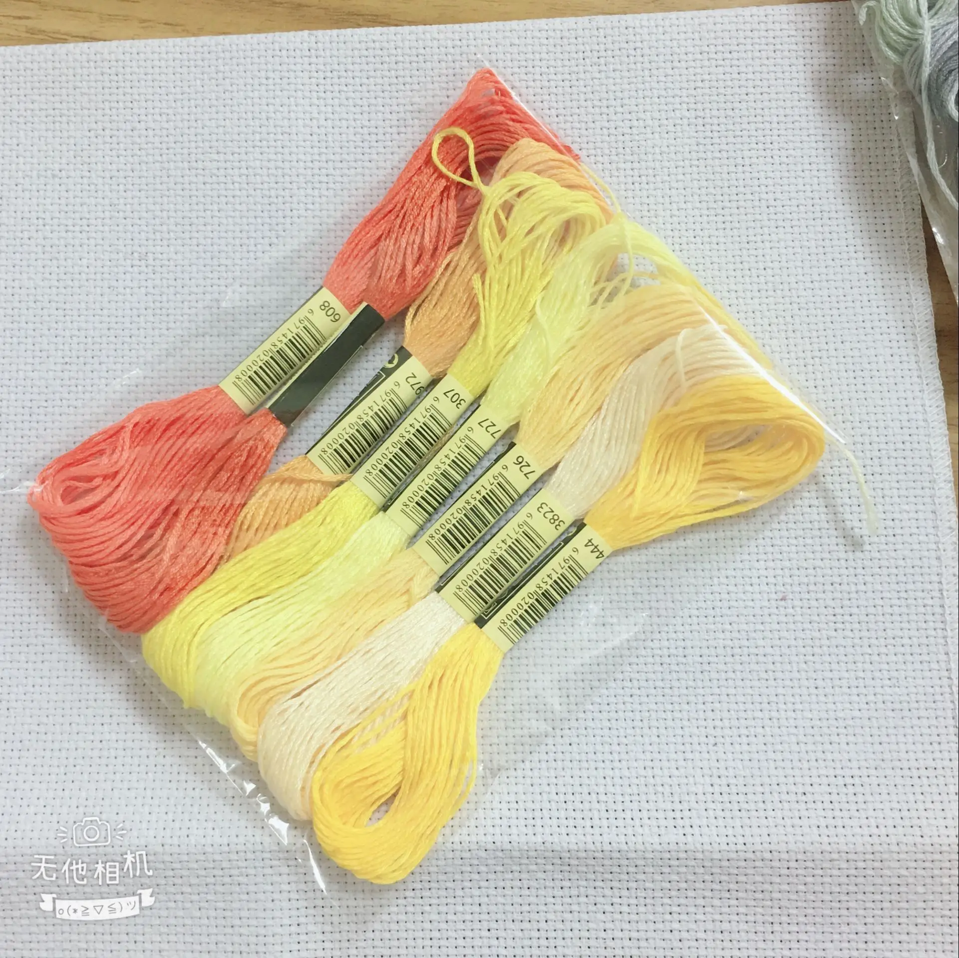 New 8Pcs Mix Colors 8 Meters Cross Stitch Cotton Sewing Skeins Craft Embroidery Thread Floss Kit DIY Sewing Tools 8