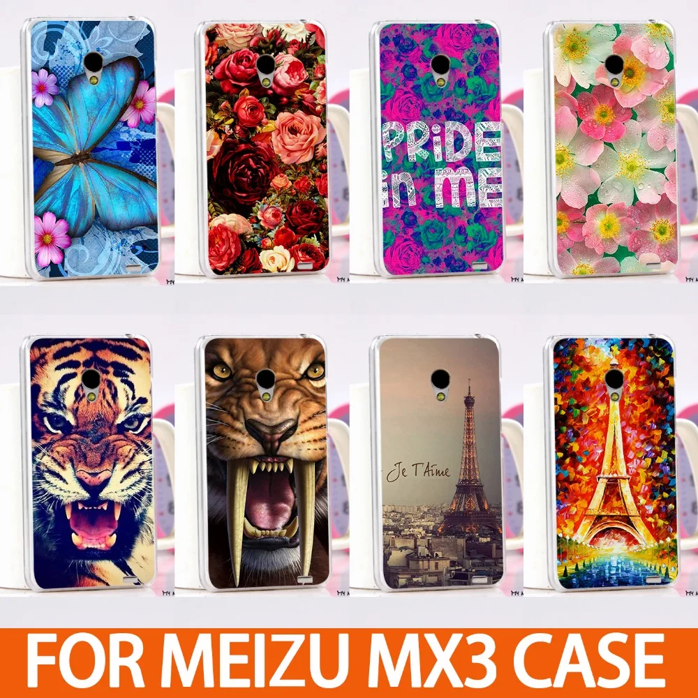 Новое поступление Модный чехол для Meizu MX3 задняя крышка с рисунком телефона MX 3 |