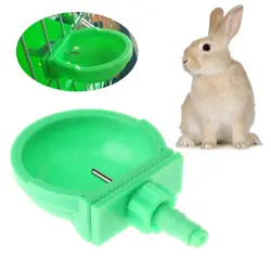 Маленькая миска для питья воды для домашних животных поилка для кроликов переносное сельскохозяйственное оборудование