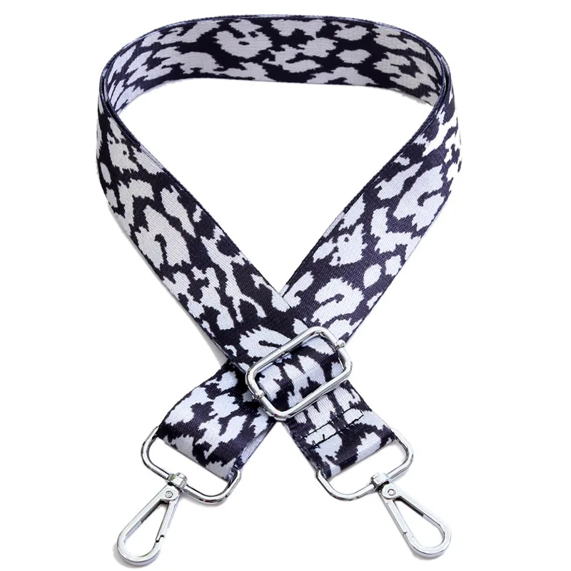 Nylon Belt Bag Strap Accessories for Women Rainbow Adjustable Shoulder Hanger Handbag Bag Straps Decorative Obag Handle Ornament