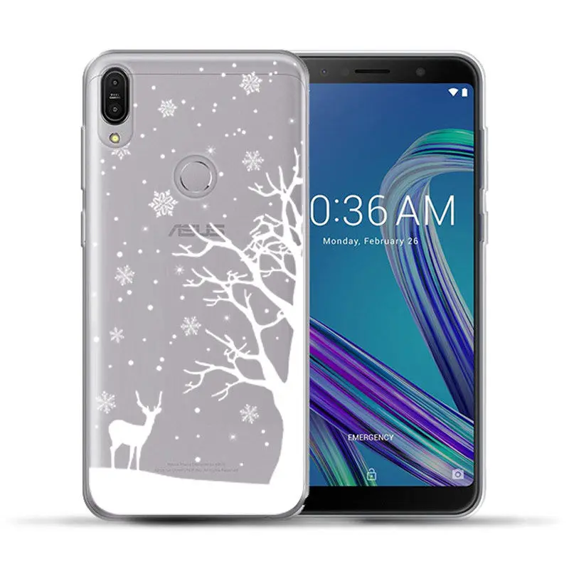 Arvin Clear Silicone Pattern Cover for ASUS Zenfone max Pro m1 ZB601KL Soft TPU Phone Cases for ASUS ZC520KL ZC554KL ZC520TL Bag (18)