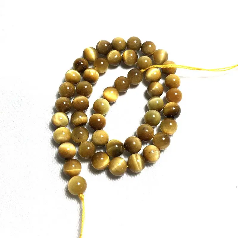 Это полуфабрикатный натуральный Золотой Тигровый камень из бисера мм 8 мм размер Золотой Тигровый камень для DIY браслет ожерелье