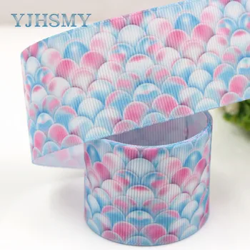 

YJHSMY G-18523-274 38 mm 10 yards sector Printed grosgrain ribbons,DIY handmade Hair accessories Material wedding gift wrap
