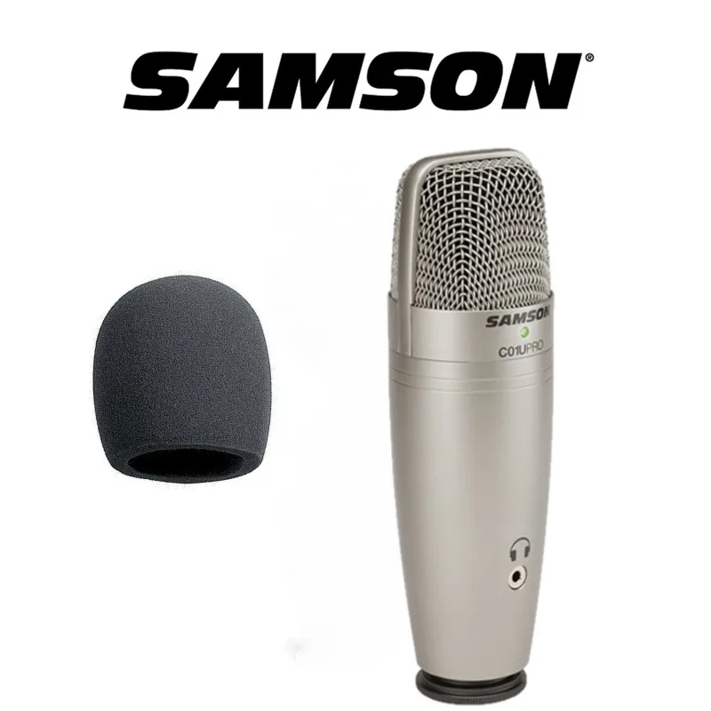 Микрофон Samson C01u Pro конденсаторный с Usb разъемом и губкой|samson c01u pro|samson c01ustudio condenser
