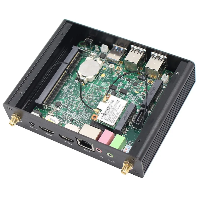 Мини ПК Intel Celeron N2920 пальмовый с 2 * HDMI портами USB 3 0 мини компьютер ТВ приставка HD 1080P