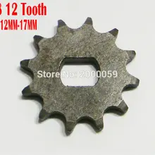 12 зубчатая Звездочка для мотора 428 цепной двигатель части двигателя шестерня мотора электрический скутер MY1020Z
