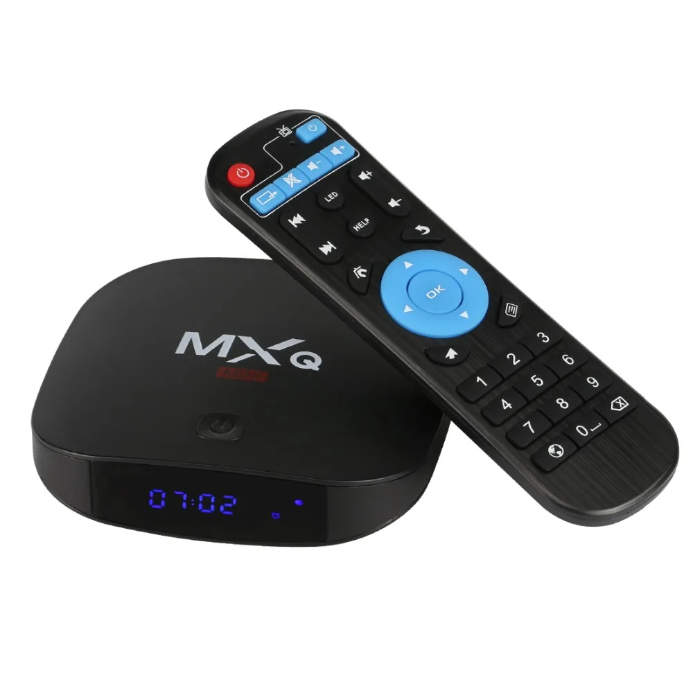 

Leelbox MXQ MINI Android 6.0 TV Box cortex-A7 Quad-Core CPU 2GB RAM/8GB ROM 64 Bits Quad Core and Supporting Full BT4.0/4K HDMI