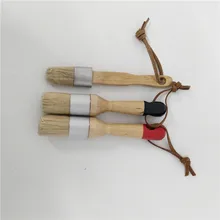 3 шт Мел Восковая краска Чистящая щетина щетка восковая комбинация круглая деталь кисти использование со всеми видами меловой краски