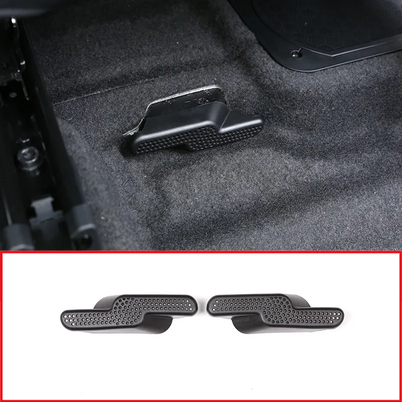 

2pcs Black For BMW X1 F48 2016-2019 For BMW 2 Series F45 F46 Car Seat Outlet Air Outlet Vent Protect Cover Trim Accessories