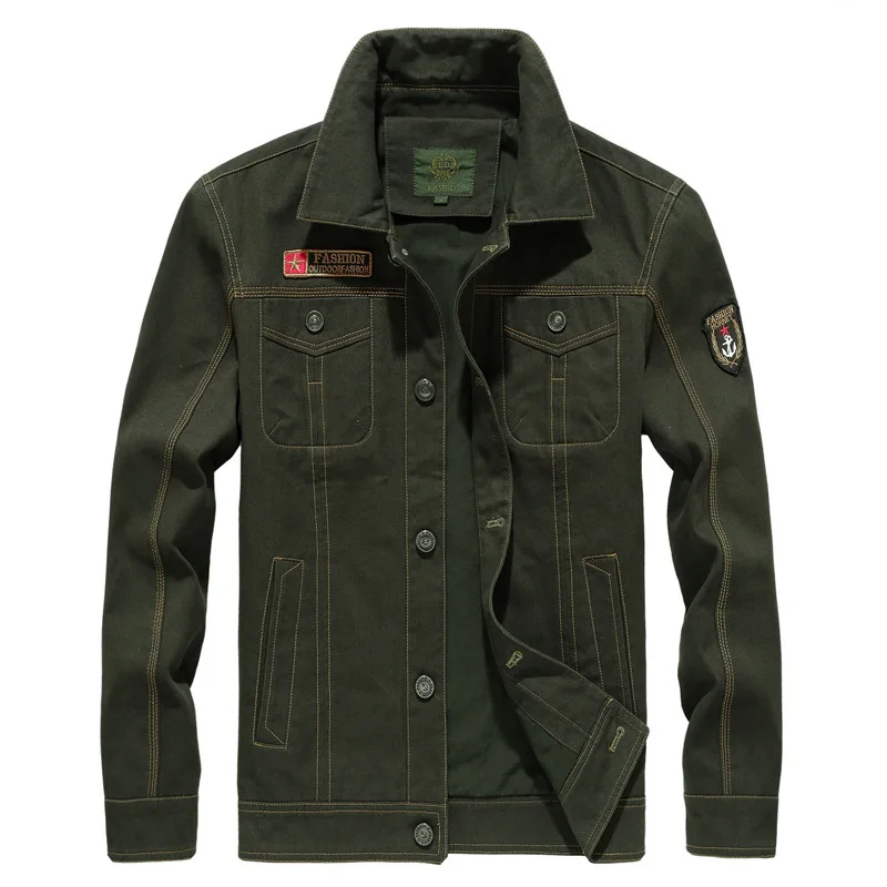 

Jackets Men Army Cargo Jackets Military Tactical Jacket Coat 2019 Autumn Male Slim Fit Casual Coats Outwear Plus Size 5XL WN56