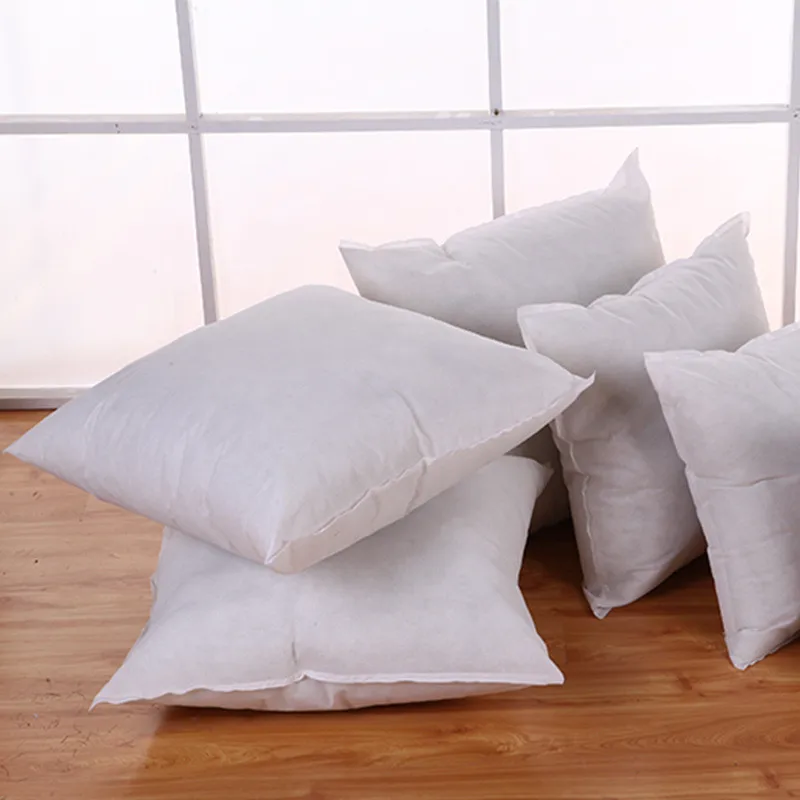 Стандартные наволочки, хлопковые подушки, декор интерьера, белые декоративные подушки для спальни, 40*40 см
