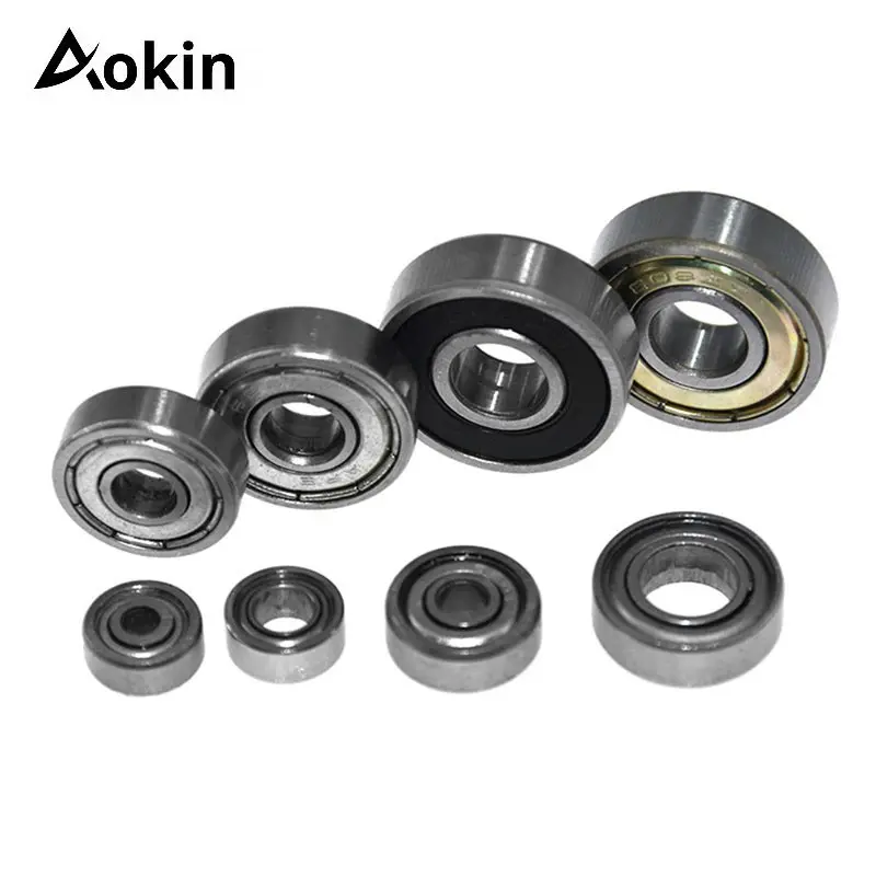

10pcs Double Shielded Miniature High-carbon Steel Single Row 608ZZ 105ZZ 623ZZ 624ZZ 625ZZ 685ZZ F623ZZ 604ZZ Ball Bearing