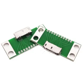 

5PCS MICRO USB3.0 B type With PCB Board Test Female Socket Mobile Hard Disk Socket Interface