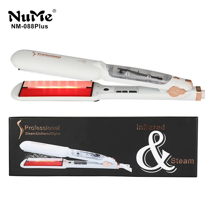  chapinha Professional Steam Hair Straightener Ceramic Vapor Infrared Heating Flat Iron Steampod 2 I