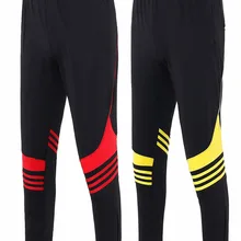 Football-Trousers Men Polyester with Pocket Zipper Jogging Fitness Workout Running Sport-Pants