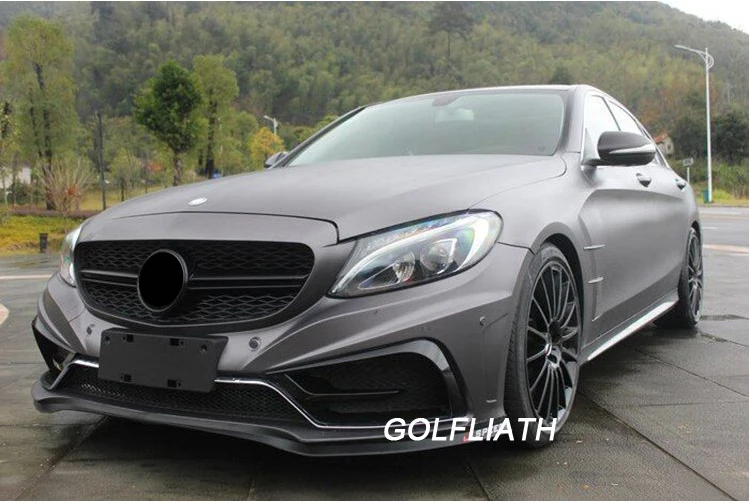 Для W205 Серебристая Черная передняя решетка гриля для Mercedes-Benz C-class W205 C180 C220 C250 C300 C350 C400
