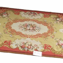 10 К 6'x9 ausbusson дизайн ковров кружево шерстяные ковры шерсть рук риса сшиты ковры