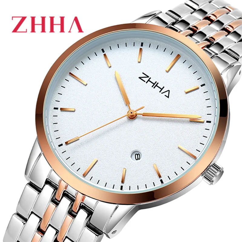 

Couple Watches Bracelet Stainless Steel Rose Gold 2018 Women Watches Fashion Male Clock Reloj Hombre Montre Femme Luxe