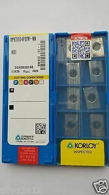 

DHL/EMS 2 Sets*Korloy APKT1604PDFR-MA H01 CNC Carbide Insert 10pcs/box