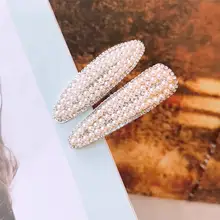 1 шт., новинка,, 5 видов, женский корейский кристалл, жемчужные Заколки, Популярные Элегантные Заколки для волос, овальные прямоугольные формы, аксессуары для волос