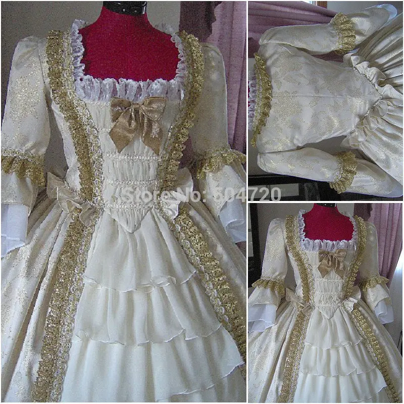 Бесплатная доставка! винтажный костюм R 176 19 века 1860S викторианская