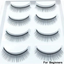 5 пар ресницы для обучения, накладные ресницы ручной работы для начинающих, Обучающие ресницы для наращивания, мягкие красивые ресницы ручной работы