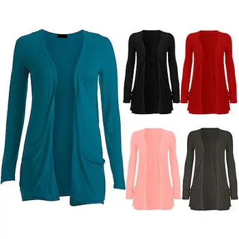 

Women Ladies Casual Long Sleeve Pocket Cardigan Knit Sweater Tops new style Fashion Hot