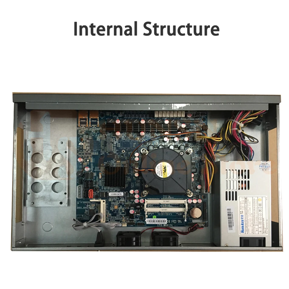 Брандмауэр Mikrotik Pfsense сети VPN Security Appliance маршрутизатор ПК Intel Core I3 4160, [HUNSN RS16], (6LAN/2USB/1COM/1VGA)