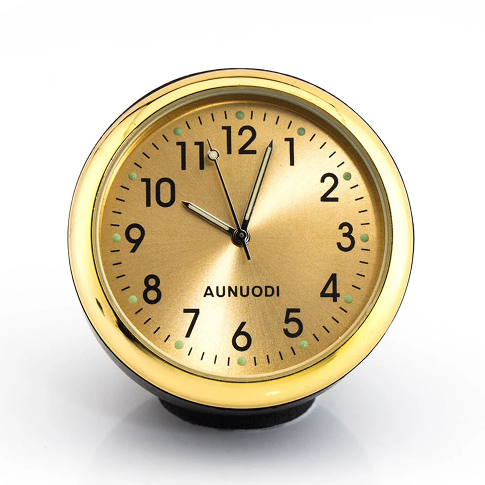 

Auto Car Round Luminous Quartz Clock Mechanical Thermometer Hygrometer Meter Temperature Automobiles Decoration High Quality
