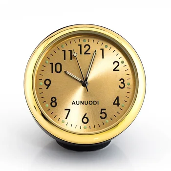 

Auto Car Round Luminous Quartz Clock Mechanical Thermometer Hygrometer Meter Temperature Automobiles Decoration High Quality