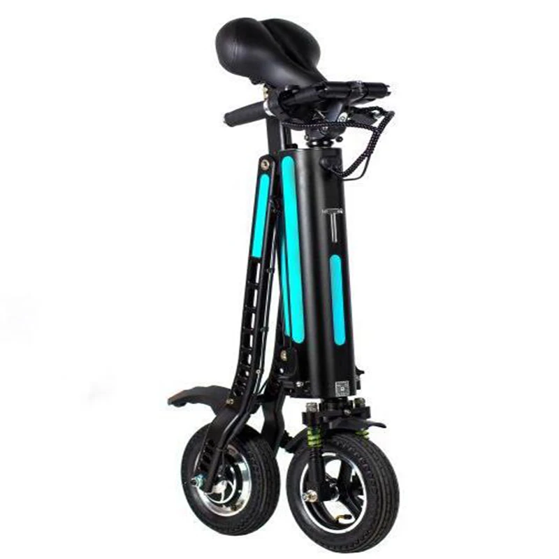 Best Fast Foldable Electric Bike 36V 250w 10.4AH 45km 10inch Lithium Battery Bicycle  Aluminium Alloy  Ebike 4