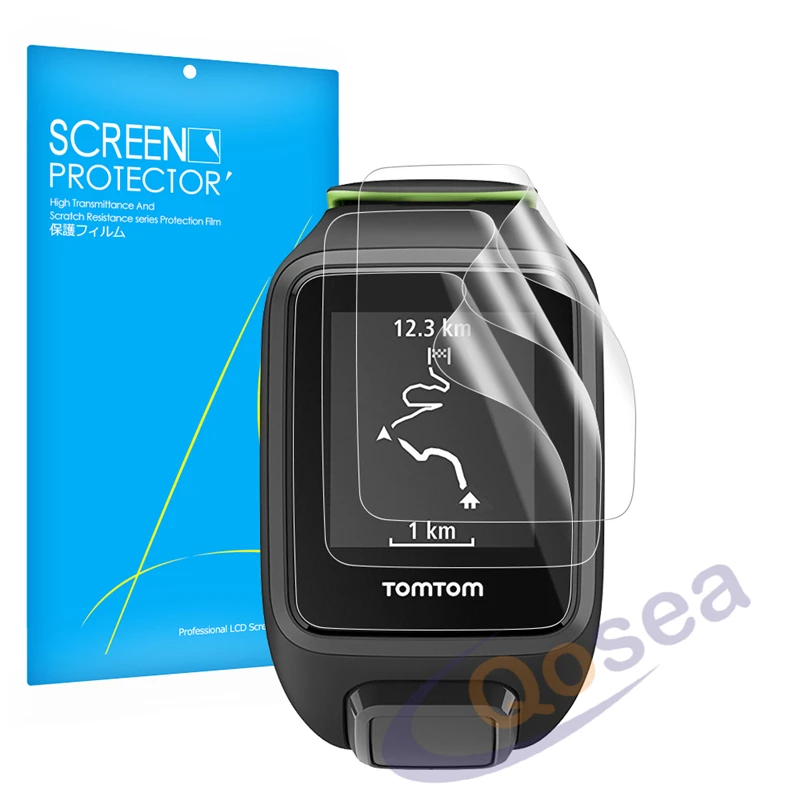 

(3 PACK) For TomTom Runner 3 Cardio Screen Protector Explosion-proof Film Ultra Clear Protective 3X LCD Guard Shield Cover Skin