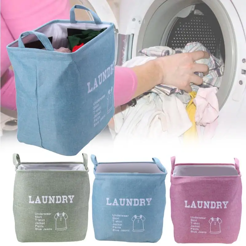 

Dirty Laundry Basket Linen Storage Basket For Toy Washing Basket Dirty Clothes Sundries Storage Baskets Box