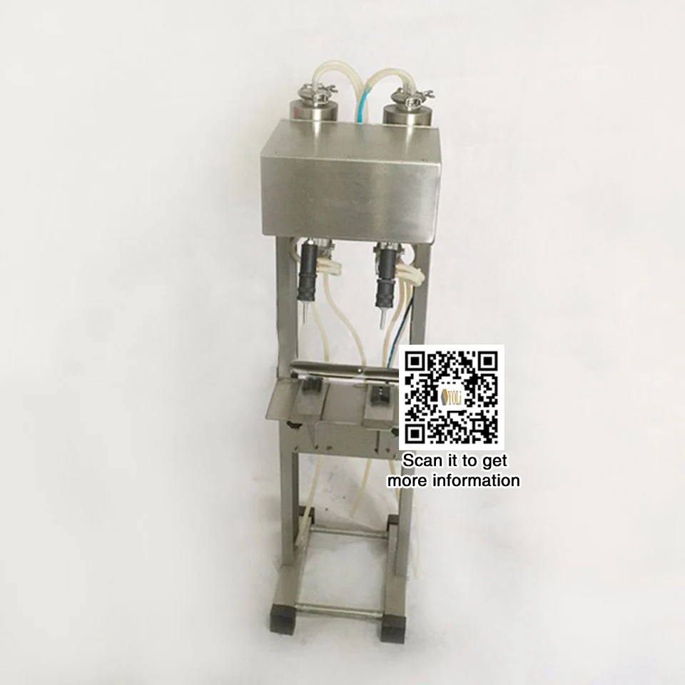 liquid filler vacuum machine for perfume bottles 2 heads perfume filling machine 2