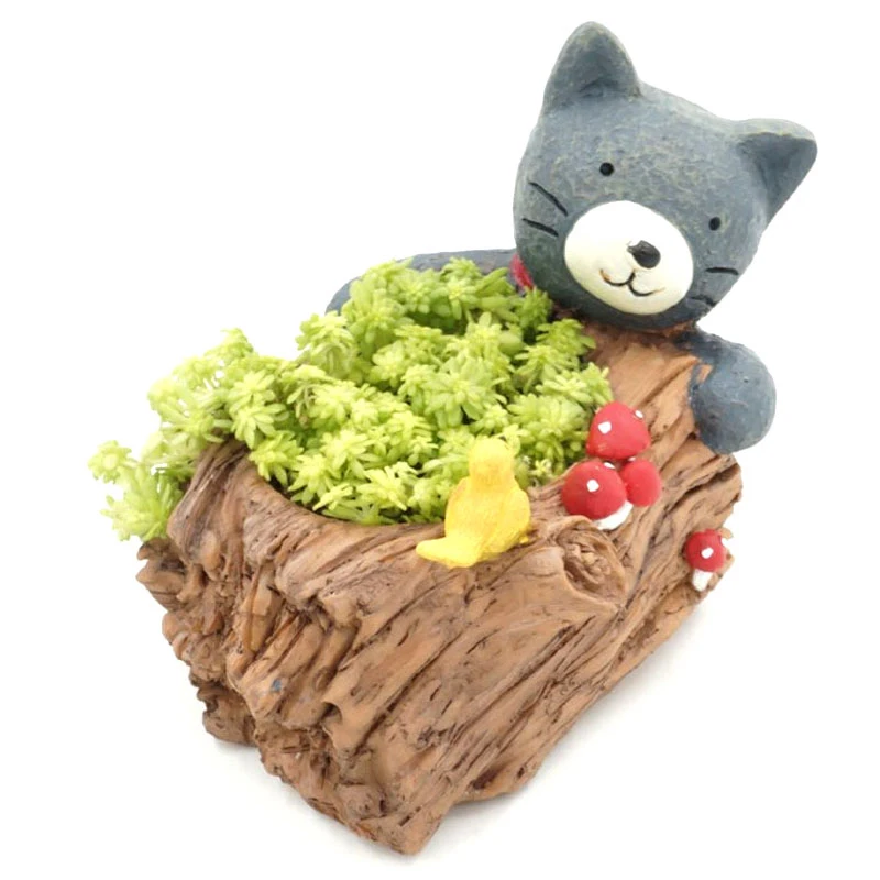 1 шт. цветочный горшок с животными из мультфильмов|bonsai planter|flower potplant pot |