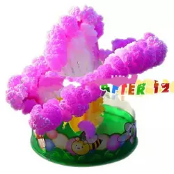 IWish 2018 6x7 см розовый Магия выращивания Бумага бабочка елка искусственная волшебный растут Новогодние ёлки дети наука игрушки для детская