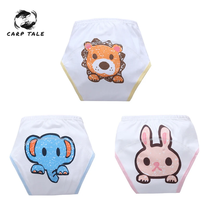 

Elephant / Lion / Rabbit Cotton Baby Reusable Diapers Washable Cloth Diaper Cover Baby Nappies Baby Swim Nappy Training Pants