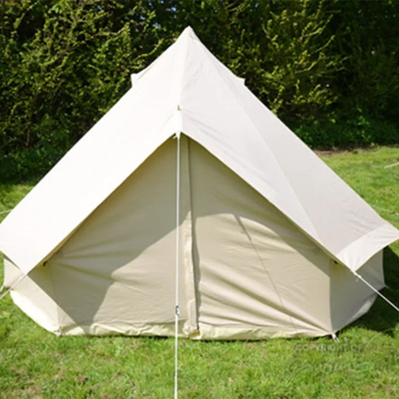 DANCHEL Waterproof 4M bell tent canvas yurt tent canvas tipi tent for