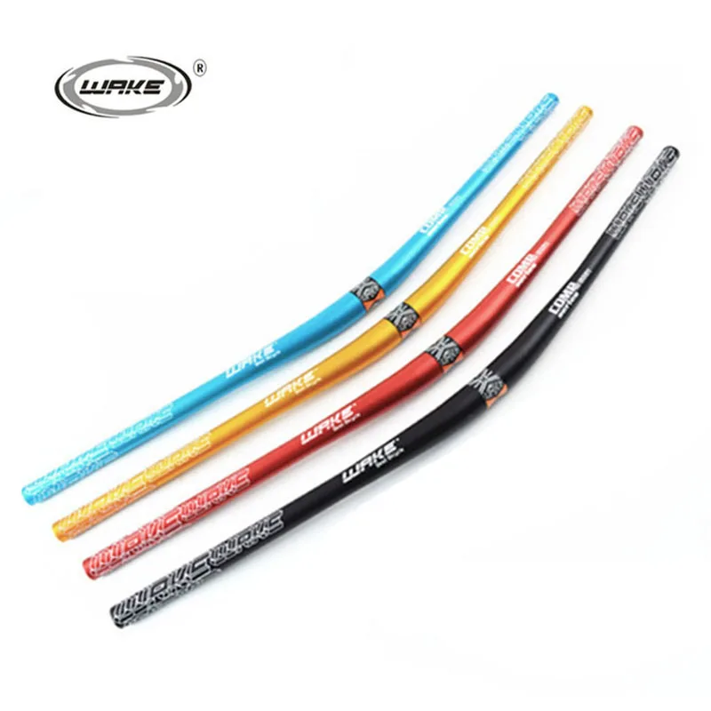 

Ultralight Bike Handlebar Aluminum Alloy Swallow-shaped Handlebar 17 Degrees Riser Flat Handlebar Bike Spare Parts 31.8 *780mm